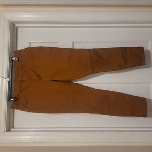 D. Jeans high waist skinny jeans, Caramel color, size 12